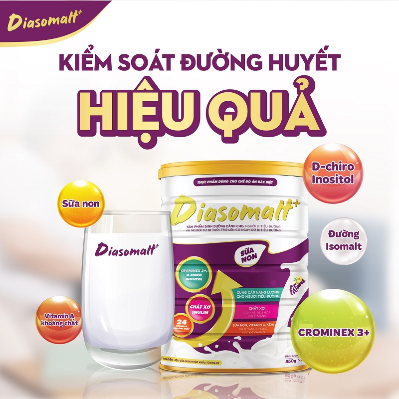 Tác dụng của Diasomalt với người đái tháo đường